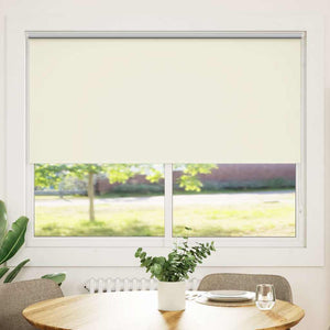 vidaXL Blackout Blind 164.4 x 175 cm, Fabric Width 160 cm, Off-White