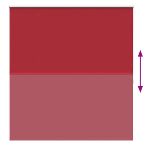 vidaXL Blackout Blind 164.4 x 175 cm, Fabric width 160 cm, red