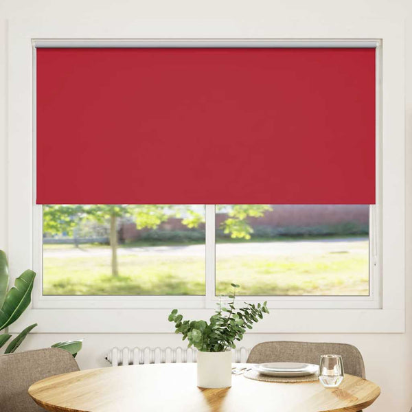 vidaXL Blackout Blind 164.4 x 175 cm, Fabric width 160 cm, red
