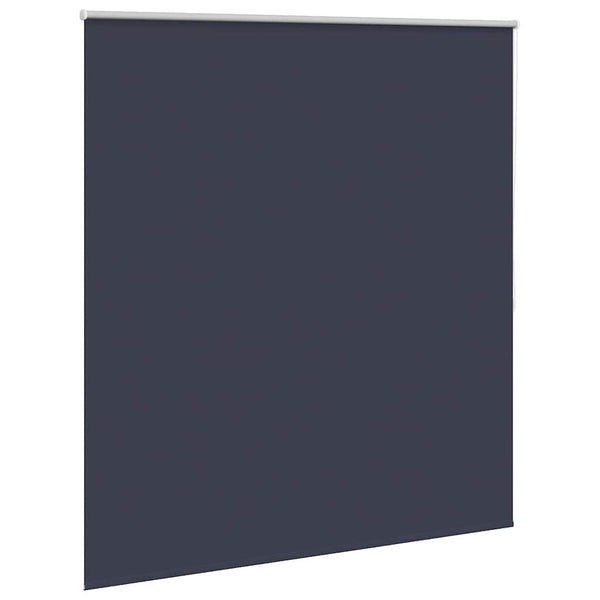 vidaXL Blackout Roller Blind 164.4 x 175 cm, Fabric Width 160 cm, Navy Blue