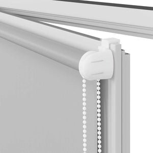 vidaXL Blackout Blind 164.4 x 175 cm, Fabric Width 160 cm, Grey