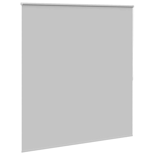 vidaXL Blackout Blind 164.4 x 175 cm, Fabric Width 160 cm, Grey