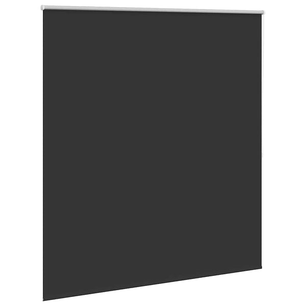 vidaXL Blackout Roller Blind 164.4 x 175 cm, Fabric Width 160 cm, Black