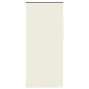 vidaXL Blackout Roller Blind 84.4 x 230 cm, Fabric Width 80 cm, Off-White