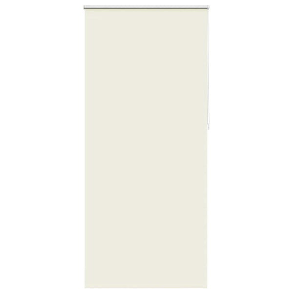 vidaXL Blackout Roller Blind 84.4 x 230 cm, Fabric Width 80 cm, Off-White