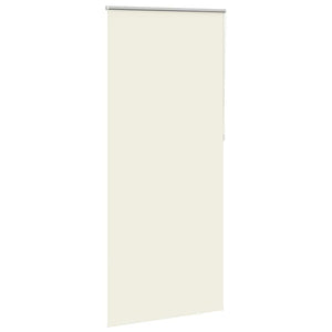 vidaXL Blackout Roller Blind 84.4 x 230 cm, Fabric Width 80 cm, Off-White
