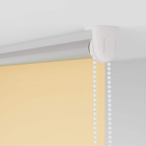 vidaXL Blackout Roller Blind 84.4 x 230 cm, Fabric Width 80 cm, Beige