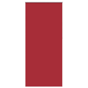 vidaXL Blackout Roller Blind 84.4 x 230 cm, Fabric Width 80 cm, Red