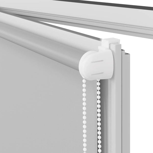 vidaXL Blackout Roller Blind 84.4 x 230 cm, Fabric Width 80 cm, Grey