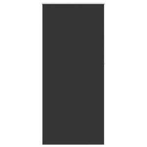 vidaXL Blackout Roller Blind 84.4 x 230 cm, Fabric Width 80 cm, Black