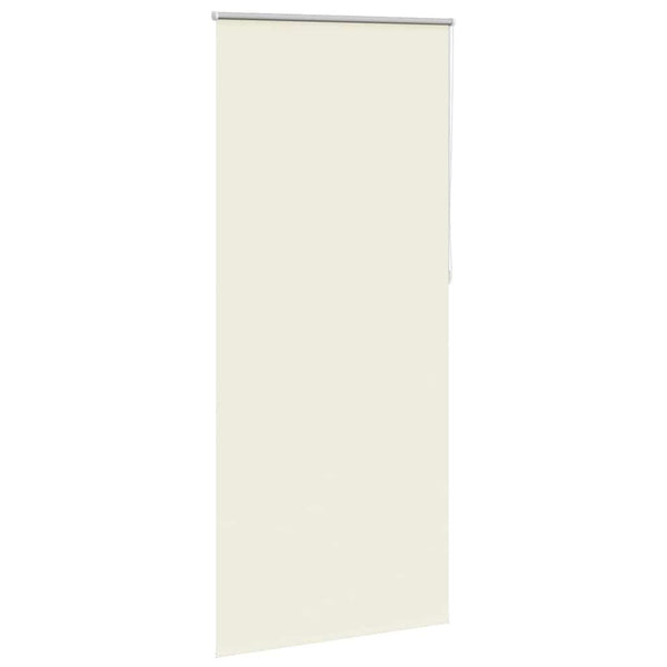 vidaXL Blackout Roller Blind 104.4 x 230 cm, Fabric Width 100 cm, Off-White