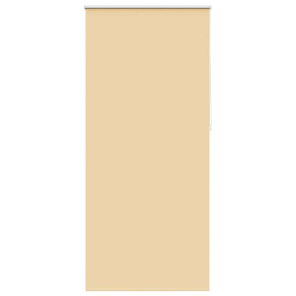 vidaXL Blackout Roller Blind 104.4 x 230 cm, Fabric Width 100 cm, Beige