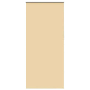 vidaXL Blackout Roller Blind 104.4 x 230 cm, Fabric Width 100 cm, Beige