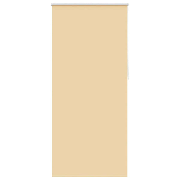 vidaXL Blackout Roller Blind 104.4 x 230 cm, Fabric Width 100 cm, Beige