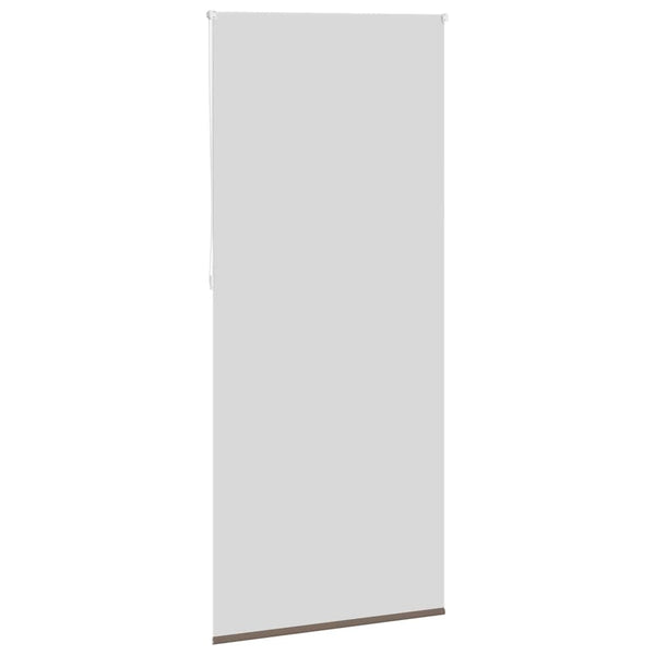 vidaXL Blackout Roller Blind 104.4 x 230 cm, Fabric Width 100 cm, Coffee Brown
