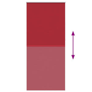 vidaXL Blackout Blind 104.4 x 230 cm, fabric width 100 cm, red