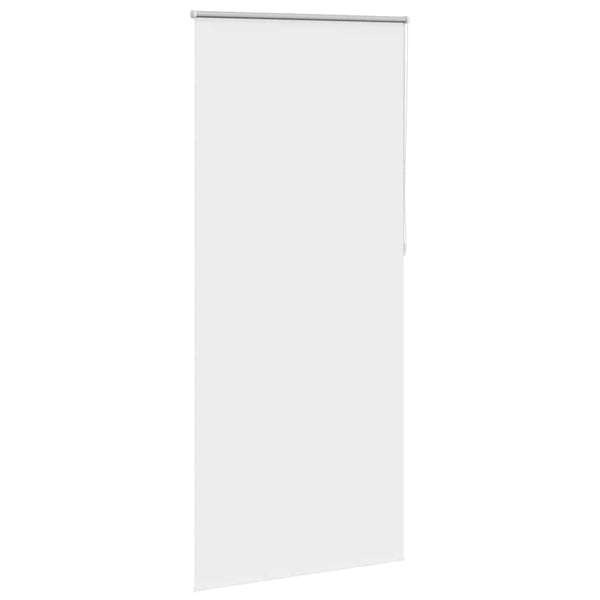 vidaXL Blackout Roller Blind 124.4 x 230 cm, Fabric Width 120 cm, White