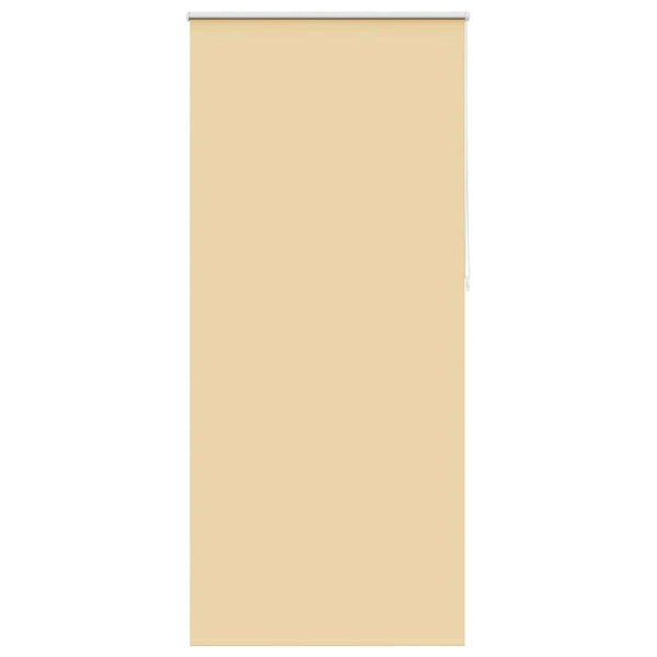 vidaXL Blackout Roller Blind 124.4 x 230 cm, fabric width 120 cm, Beige