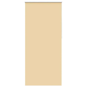vidaXL Blackout Roller Blind 124.4 x 230 cm, fabric width 120 cm, Beige