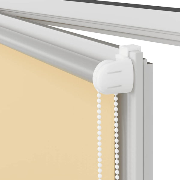 vidaXL Blackout Roller Blind 124.4 x 230 cm, fabric width 120 cm, Beige