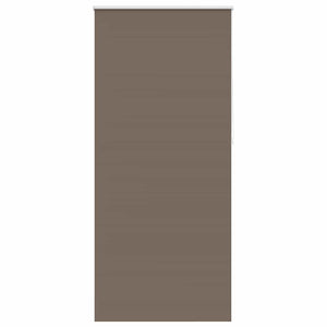 vidaXL Blackout Roller Blind 124.4 x 230 cm, Fabric Width 120 cm, Coffee Brown