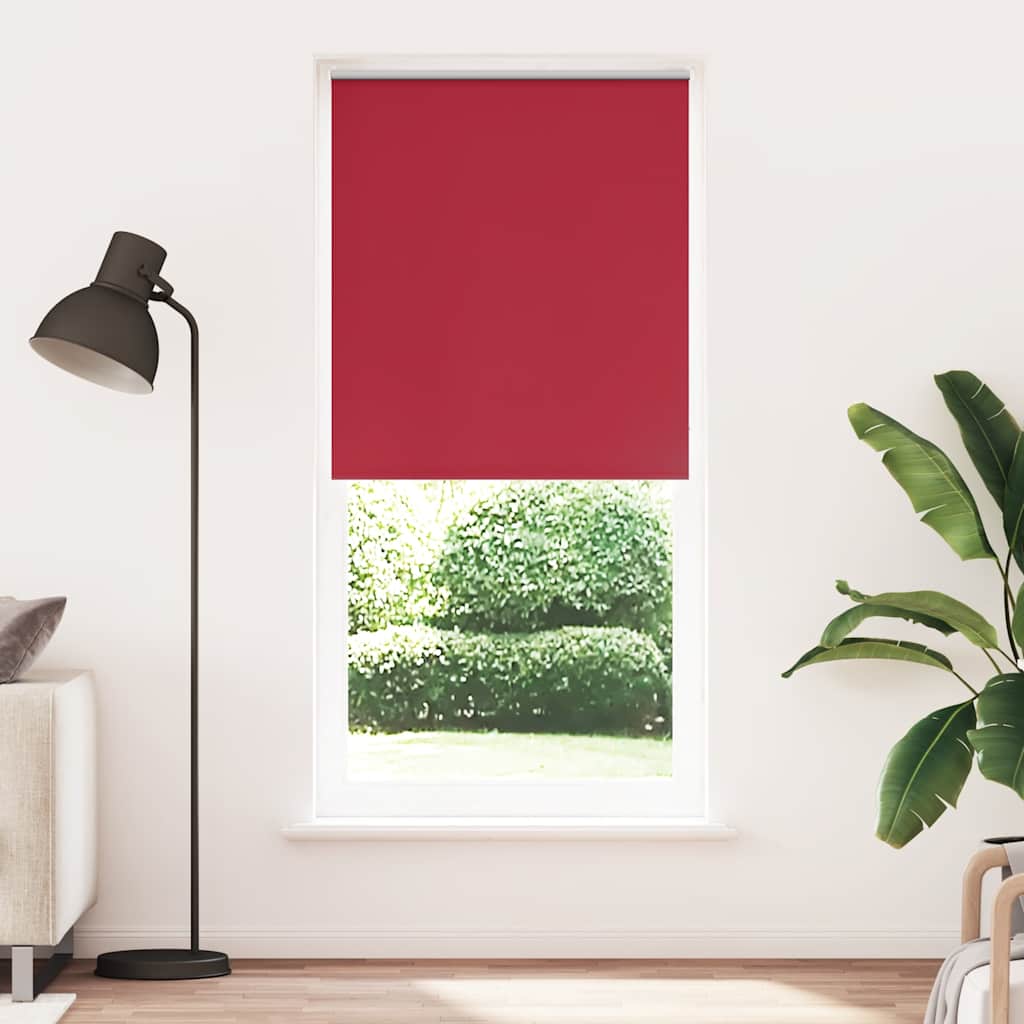 vidaXL Blackout Blind 124.4 x 230 cm, fabric width 120 cm, red