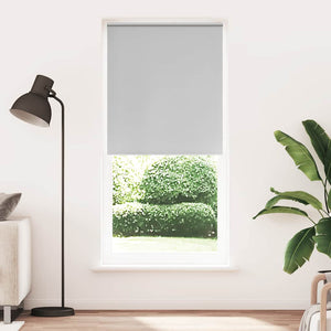 vidaXL Blackout Roller Blind 124.4 x 230 cm, Fabric Width 120 cm, Grey