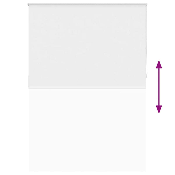 vidaXL Blackout Roller Blind 144.4 x 230 cm, Fabric Width 140 cm, White