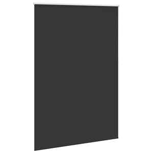 vidaXL Blackout Blind 164.4 x 230 cm, Fabric Width 160 cm, Black