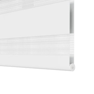 vidaXL Zebra Roller Blind 60.9 x 120 cm, Fabric Width 56.7 cm, White