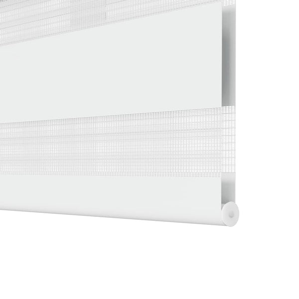 vidaXL Zebra Roller Blind 80.9 x 150 cm, Fabric Width 76.7 cm, White