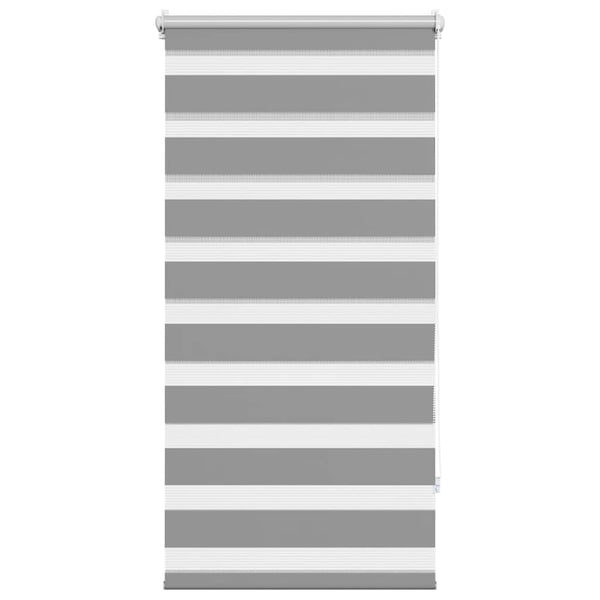 vidaXL Zebra Roller Blind 80.9 x 150 cm, fabric width 76.7 cm, grey