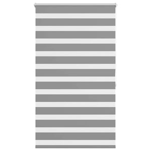 vidaXL Zebra Roller Blind 80.9 x 175 cm, fabric width 76.7 cm, grey