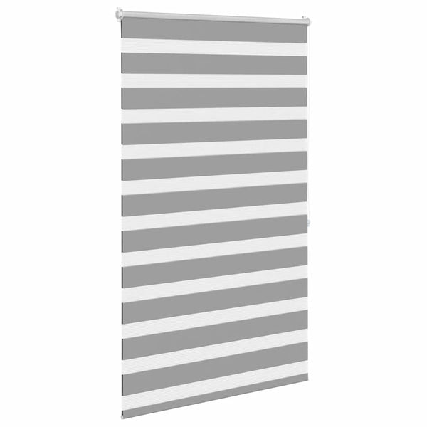 vidaXL Zebra Roller Blind 80.9 x 175 cm, fabric width 76.7 cm, grey