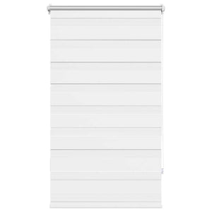 vidaXL Zebra Blind 90.9 x 150 cm, fabric width 86.7 cm, white