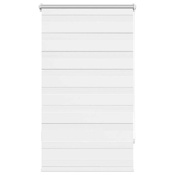 vidaXL Zebra Blind 90.9 x 150 cm, fabric width 86.7 cm, white