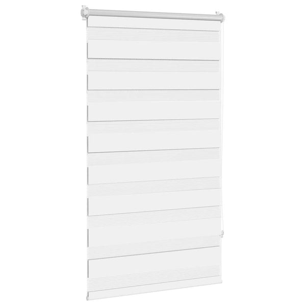 vidaXL Zebra Blind 90.9 x 150 cm, fabric width 86.7 cm, white