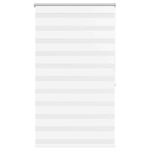 vidaXL Zebra Blind 100.9 x 175 cm, Fabric Width 96.7 cm, White