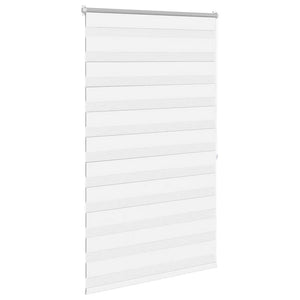 vidaXL Zebra Blind 100.9 x 175 cm, Fabric Width 96.7 cm, White