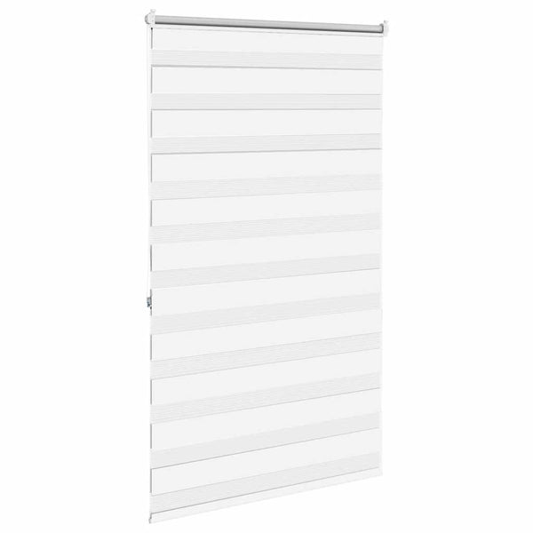 vidaXL Zebra Blind 100.9 x 175 cm, Fabric Width 96.7 cm, White