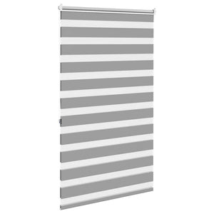 vidaXL Zebra Blind 100.9 x 175 cm, fabric width 96.7 cm, grey