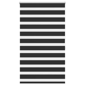 vidaXL Zebra Roller Blind 100.9 x 175 cm, fabric width 96.7 cm, black