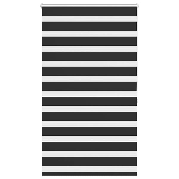 vidaXL Zebra Roller Blind 100.9 x 175 cm, fabric width 96.7 cm, black