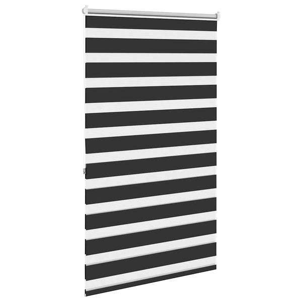 vidaXL Zebra Roller Blind 100.9 x 175 cm, fabric width 96.7 cm, black