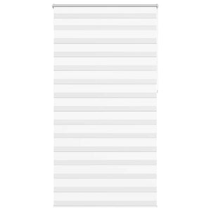 vidaXL Day and Night Blind 120.9 x 230 cm, fabric width 116.7 cm, White