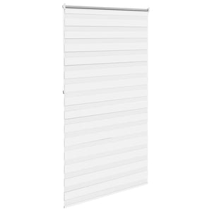 vidaXL Day and Night Blind 120.9 x 230 cm, fabric width 116.7 cm, White
