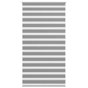 vidaXL Day and Night Blind 120.9 x 230 cm, fabric width 116.7 cm, grey