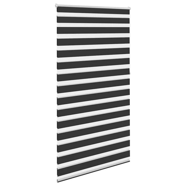 vidaXL Zebra Blind 120.9 x 230 cm, fabric width 116.7 cm, black