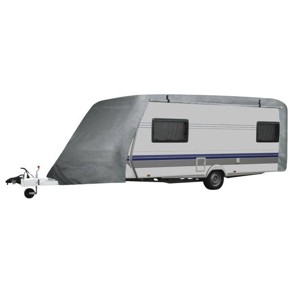 vidaXL Caravan Cover Grey Size S