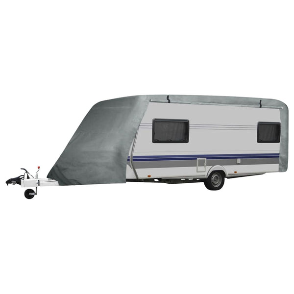 vidaXL Caravan Cover Grey Size L